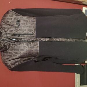 NWT The North Face Mountain Peaks Full Zip Jacket Black Men's M Company Logo